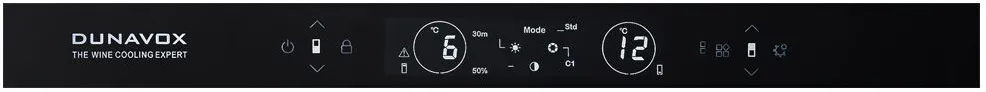 Винный шкаф DUNAVOX DVS-44.120DB