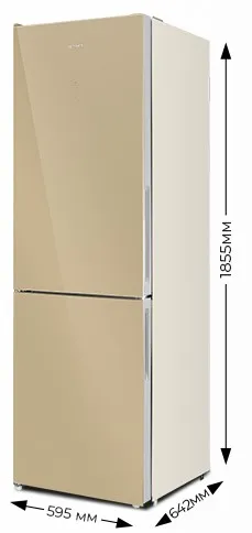 Холодильник MAUNFELD MFF185NFBG Matt Inverter