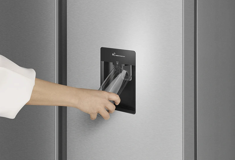 Холодильник WEISSGAUFF WSBS 590 Inverter NoFrost Water Dispenser Inox