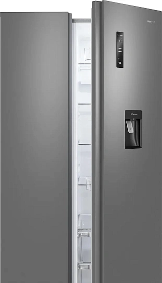 Холодильник WEISSGAUFF WSBS 590 Inverter NoFrost Water Dispenser Grey