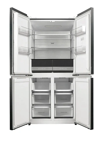 Холодильник MEFERI MFR83BLACK IX TOTAL NO FROST CROSS DOOR COMFORT