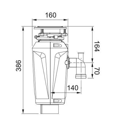 Измельчитель пищевых отходов FRANKE SLIM 125 (134.0715.094)