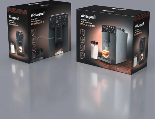 Кофемашина WEISSGAUFF WCM-322 DT Touch Cappuccino