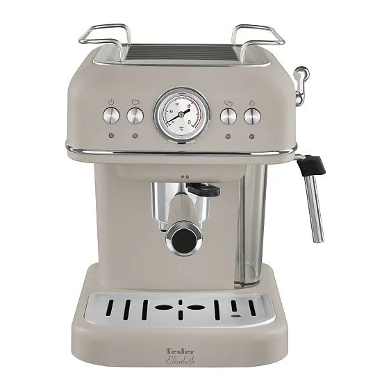 Кофеварка TESLER ECM-245 SAND GREY