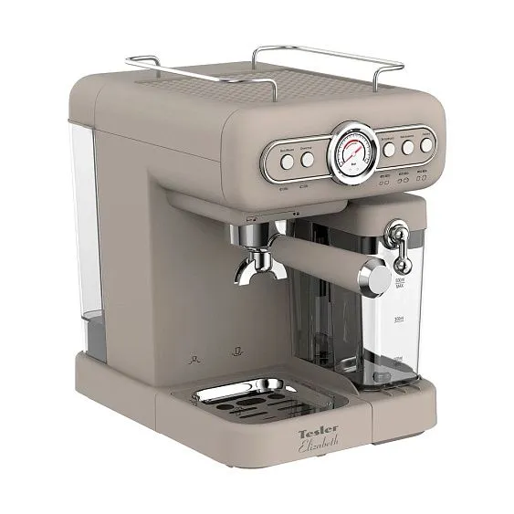 Кофеварка TESLER ECM-250 SAND GREY