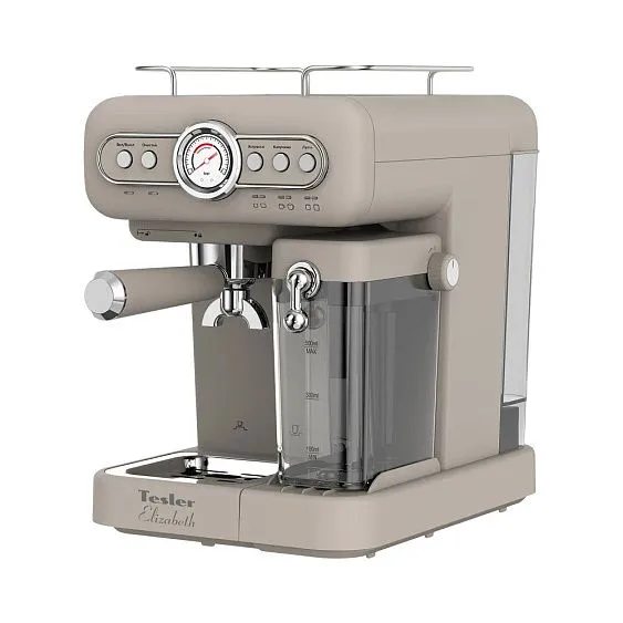 Кофеварка TESLER ECM-250 SAND GREY