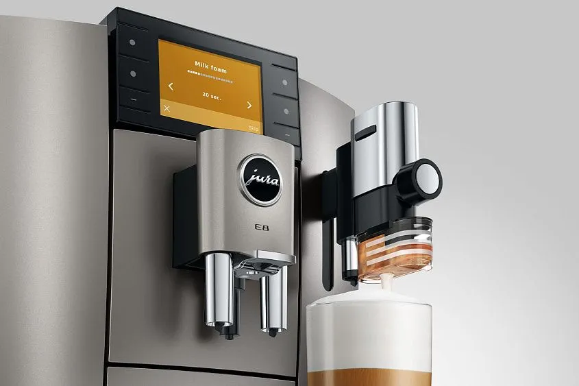 Кофемашина JURA E8 Midnight Silver ED (15712)