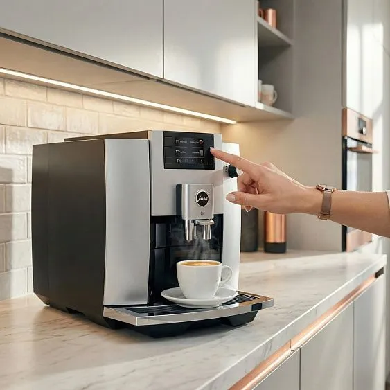 Кофемашина JURA E6 PLATIN (15440)