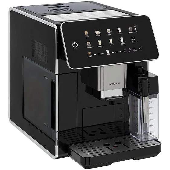 Кофемашина KRONA Automatische Kaffeemaschine Black 19 Bar