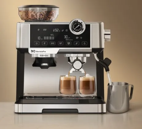 Кофеварка BQ CM5002 стальной-черный
