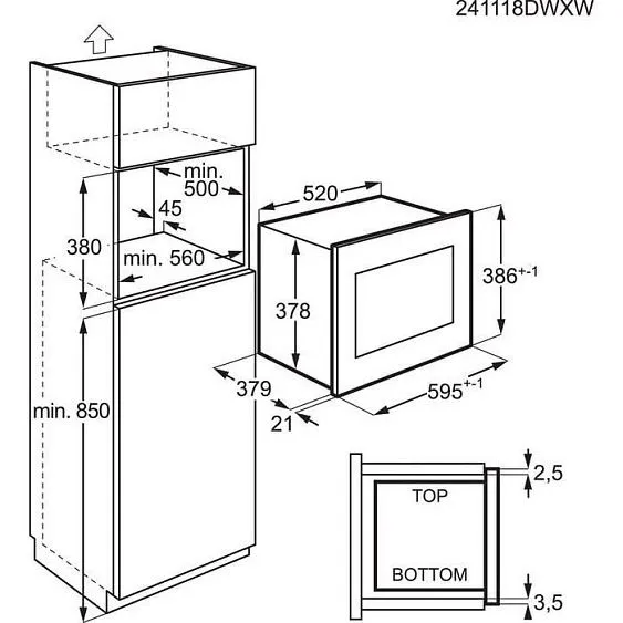 Микроволновая печь AEG OS5GM251EB