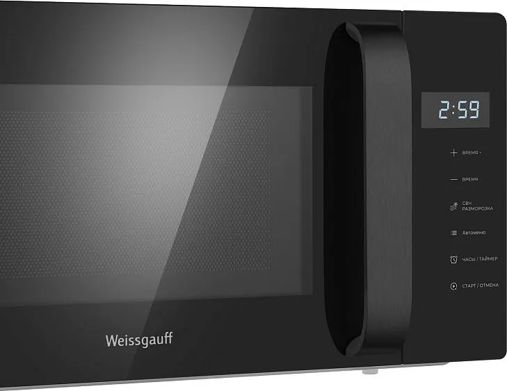 Микроволновая печь WEISSGAUFF MWO-330 Black Glass