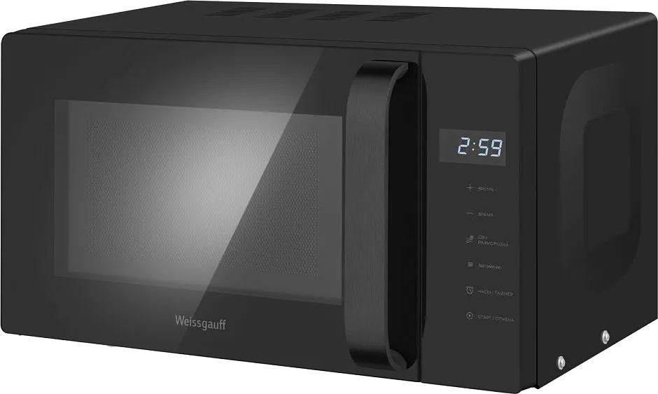 Микроволновая печь WEISSGAUFF MWO-330 Black Glass