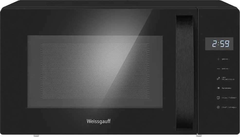 Микроволновая печь WEISSGAUFF MWO-330 Black Glass