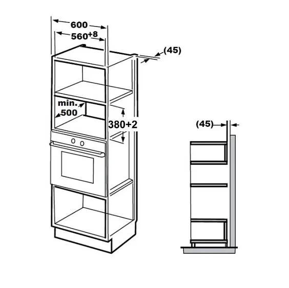 Микроволновая печь DE DIETRICH DMG2122W