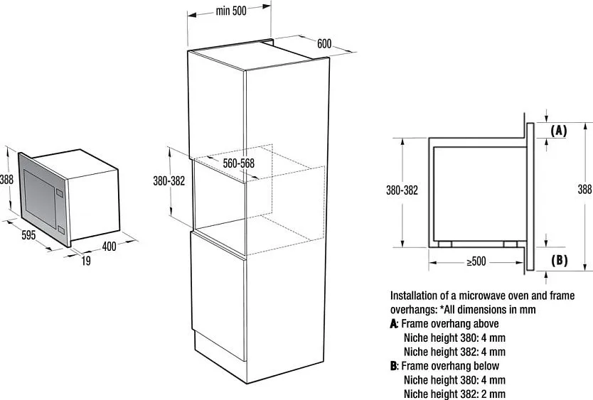 Микроволновая печь GORENJE BMX251M2BG