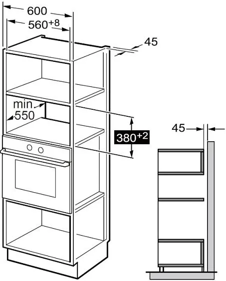 Микроволновая печь DE DIETRICH DMG4210MB