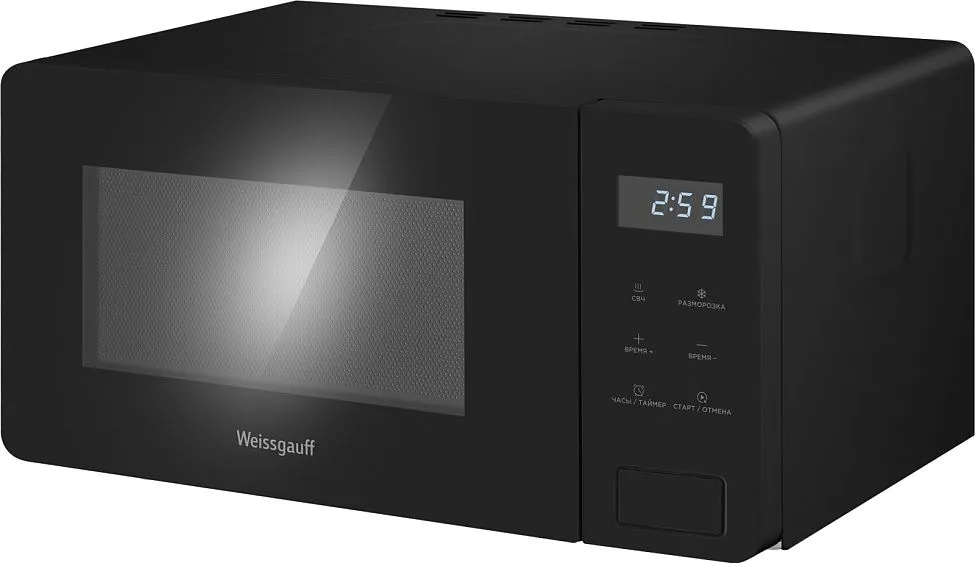 Микроволновая печь WEISSGAUFF MWO-150 Black Glass