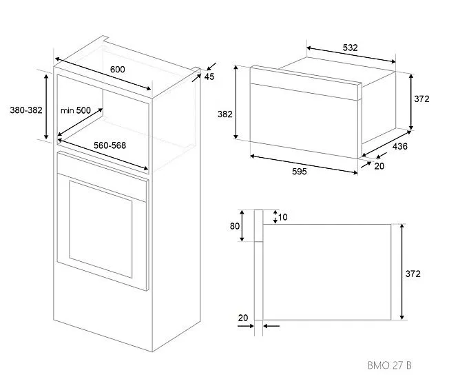 Микроволновая печь ZIGMUND & SHTAIN BMO 27 B