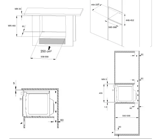 Микроволновая печь BERTAZZONI FHER4077MTAG3