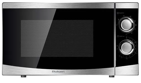 Микроволновая печь ROLSEN mg2080my серебристый