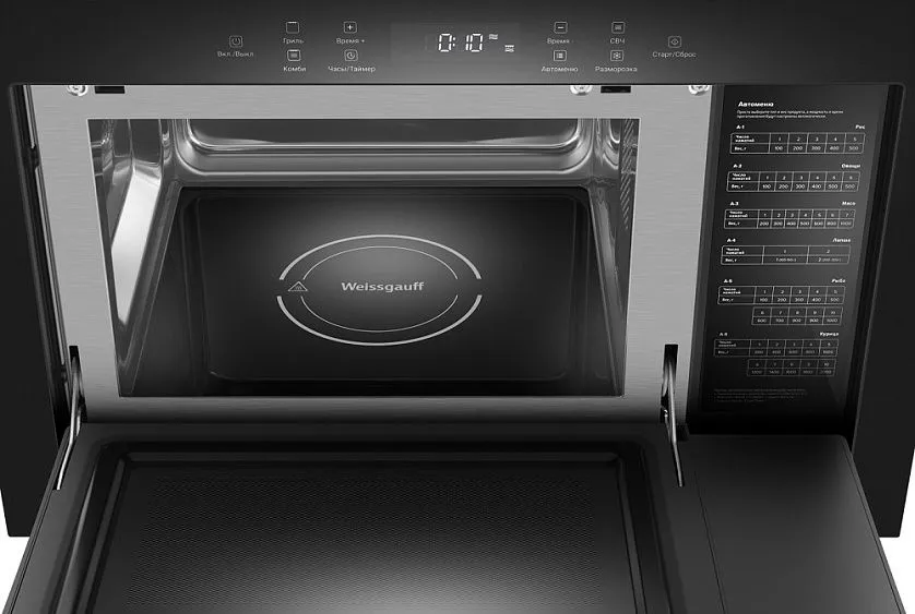 Микроволновая печь WEISSGAUFF HMT-256 TSB Matt Edition