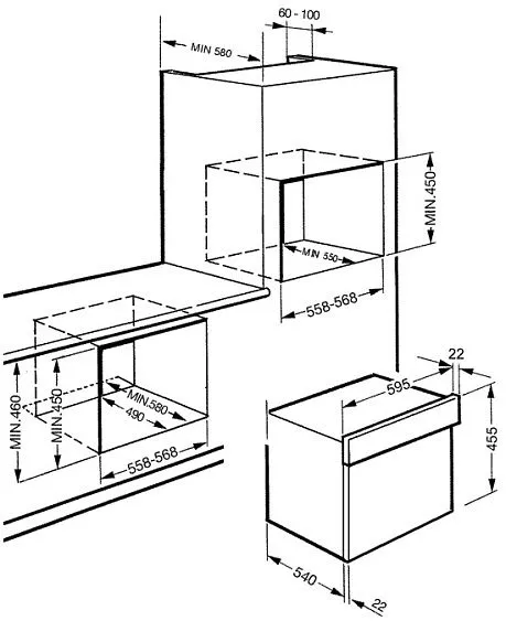 Микроволновая печь SMEG sc845mp-9