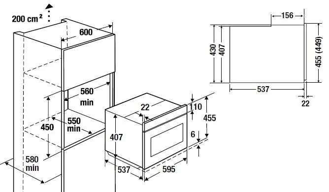 Микроволновая печь KUPPERSBUSCH CM 6330.0 S6