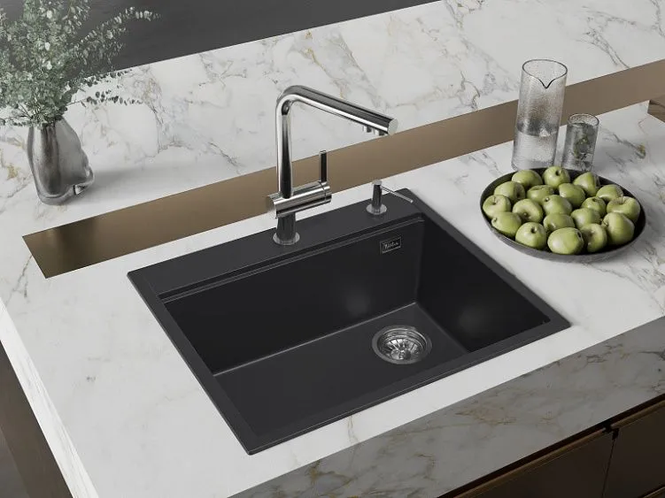 Кухонная мойка RIVELATO TESORO 605-R antracite