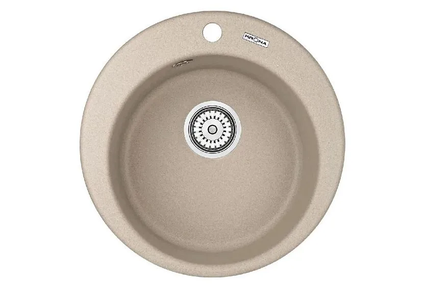 Кухонная мойка KRONA RUNDE D475 1 SAND