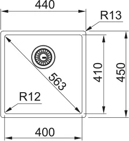 Кухонная мойка FRANKE BXX 210-40 (127.0677.488)