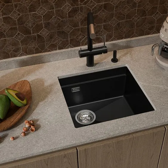 Кухонная мойка RIVELATO LINO 454-L nero