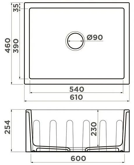 Кухонная мойка OMOIKIRI Mikura 61-SB (4997071)