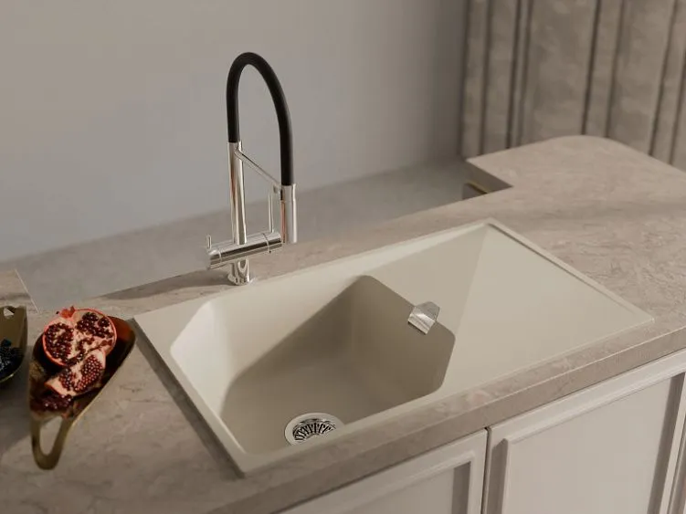 Кухонная мойка RIVELATO LOCUS 85 beige scuro