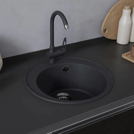 Кухонная мойка MAUNFELD Medusa 485 MFQS-485DGR темно-серый