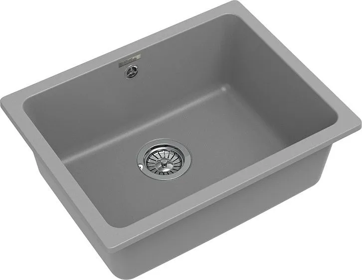 Кухонная мойка RIVELATO BERKANA 50 grigio metallizzato