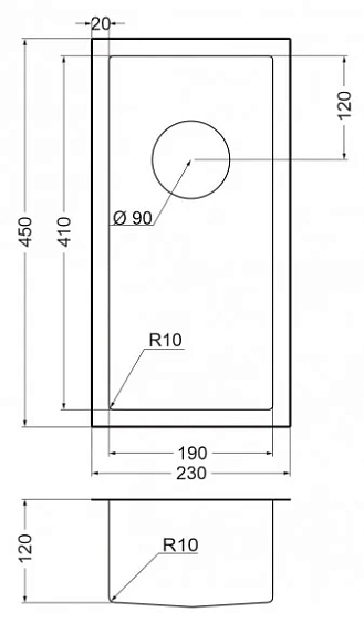 Кухонная мойка EMAR EMB-126A PVD Nano Coppery