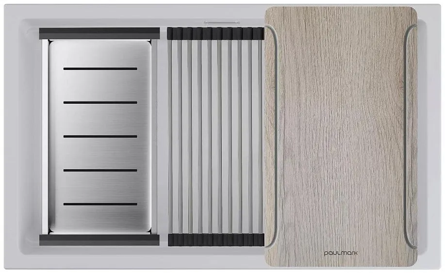 Кухонная мойка PAULMARK LUMI-MULTI SINK LU-MULTI 74-GRM