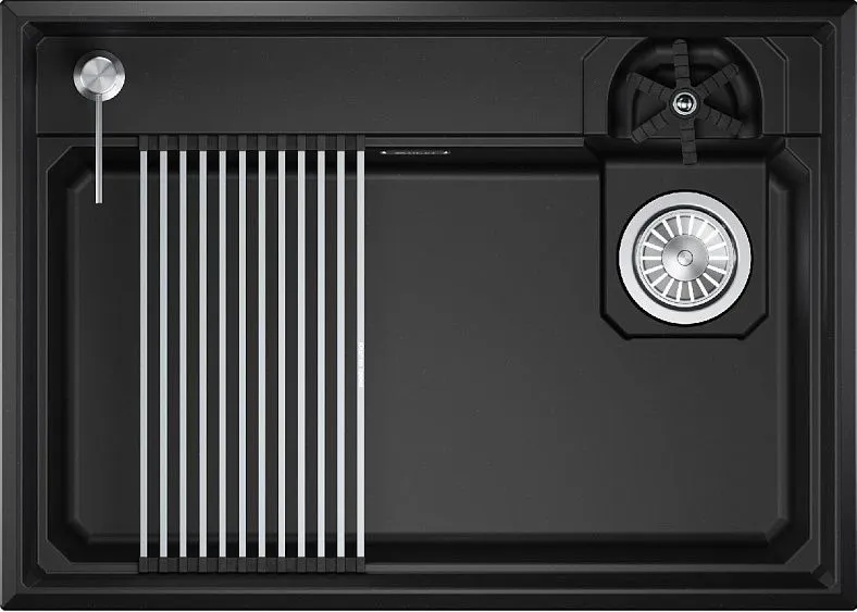Кухонная мойка GRANULA 7308R шварц