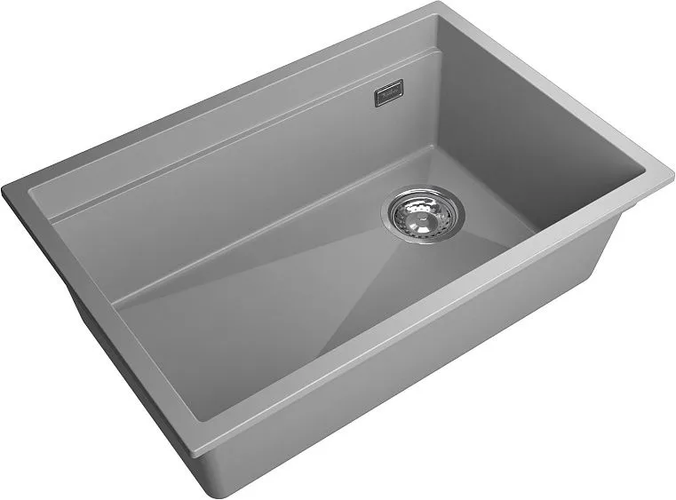 Кухонная мойка RIVELATO LINO 654-R grigio metallizz