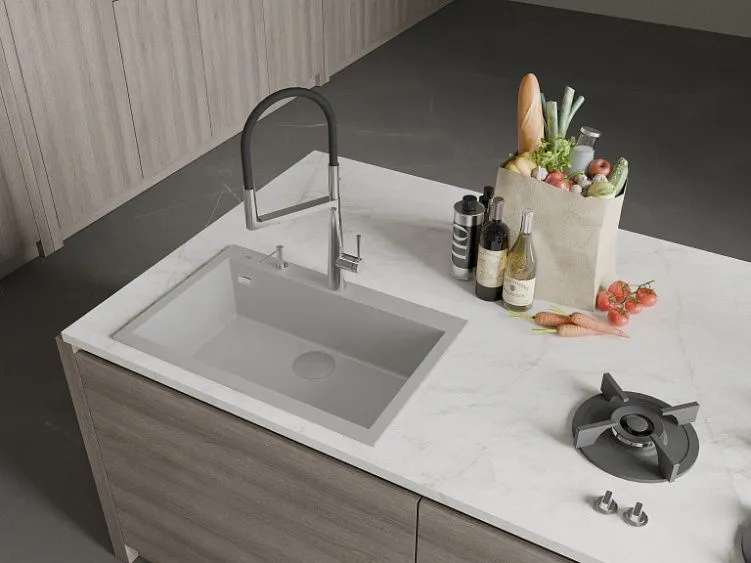 Кухонная мойка RIVELATO ZENO 7650 Grigio puro