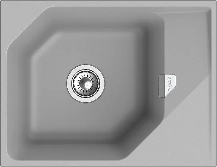 Кухонная мойка RIVELATO LOCUS 65 grigio metallizzato
