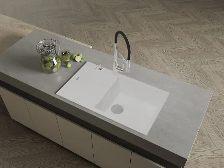 Кухонная мойка RIVELATO LUMO 8650 Bianca