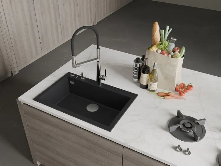 Кухонная мойка RIVELATO ZENO 7650 Nero profondo
