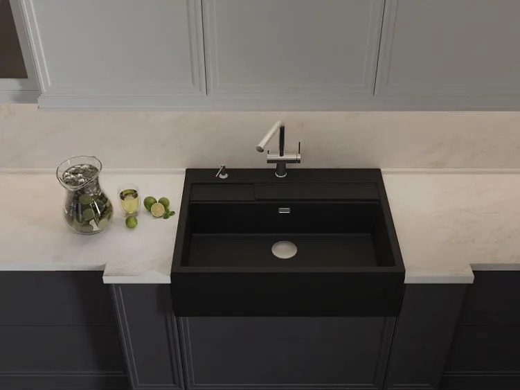 Кухонная мойка RIVELATO MODULIX 9082 Nero profondo