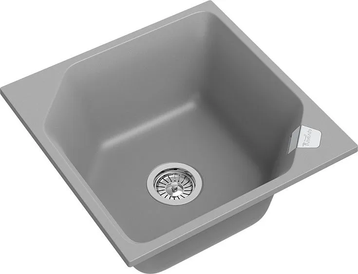 Кухонная мойка RIVELATO LOCUS 50 grigio metallizzat
