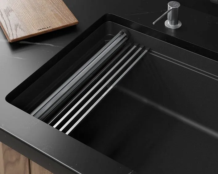 Кухонная мойка GRANULA 7309RU черный