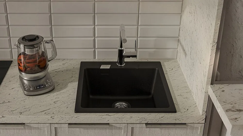 Кухонная мойка RIVELATO RAUM 50 nero