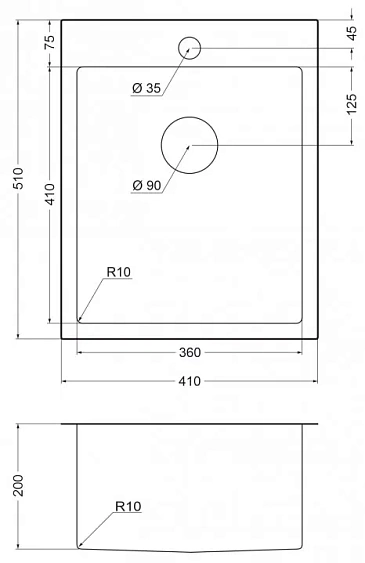 Кухонная мойка EMAR EMB-128A PVD Nano Golden