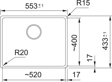 Кухонная мойка FRANKE MRG 110-52 оникс (125.0686.716)